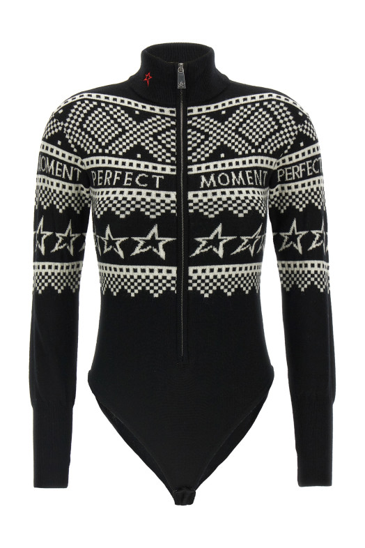 'Holiday' bodysuit Black-grey