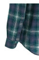 'Airy Wool Check' shirt Green