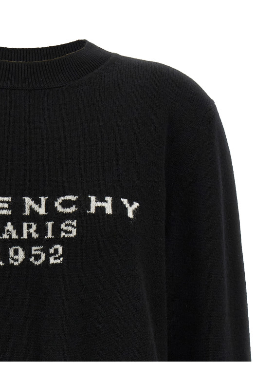 'GIVENCHY Paris 1952' sweater Black