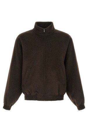 Flannel bomber jacket Brown