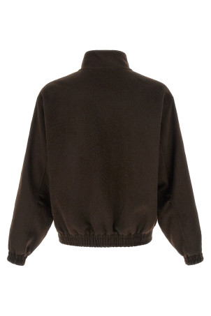 Flannel bomber jacket Brown