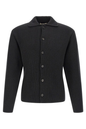 Ultra-fine wool cardigan Black
