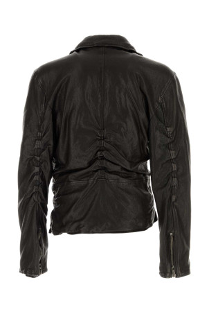 Black leather jacket DIESEL (A205930SLCW)