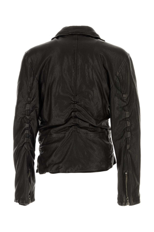 Black leather jacket DIESEL (A205930SLCW)