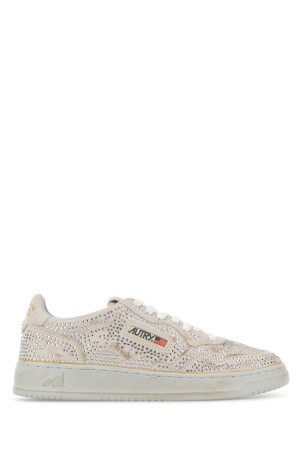Ivory suede Medalist sneakers AUTRY (AULW)