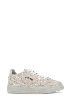 Ivory suede Medalist sneakers AUTRY (AULW)