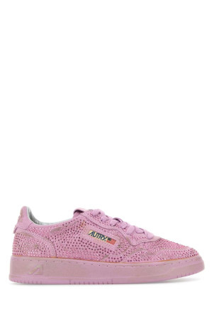 Pink suede Medalist sneakers AUTRY (AULW)