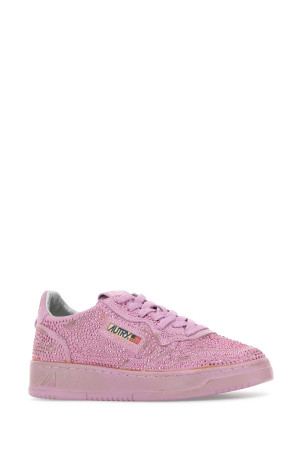 Pink suede Medalist sneakers AUTRY (AULW)