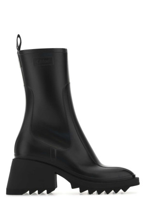Black rubber ankle boots CHLOE (CHC22A239Z2)