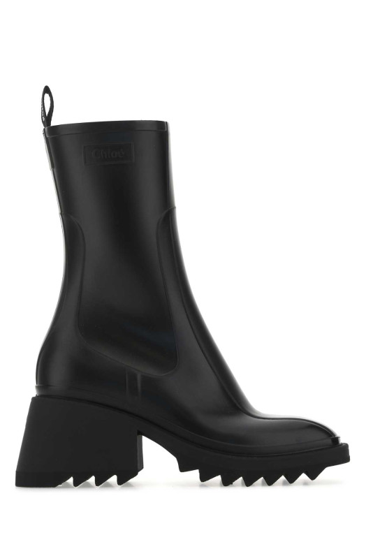 Black rubber ankle boots CHLOE (CHC22A239Z2)
