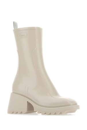 Dove grey rubber Betty ankle boots CHLOE (CHC22A239Z2)