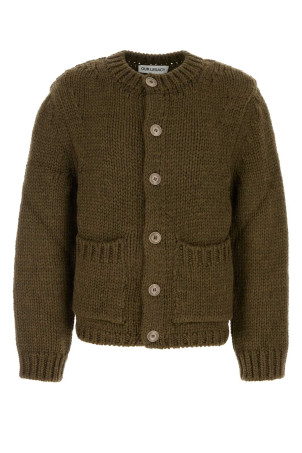 Olive green wool blend cardigan OUR LEGACY (M4253OO)