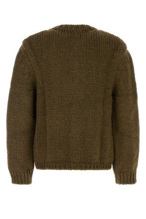 Olive green wool blend cardigan OUR LEGACY (M4253OO)