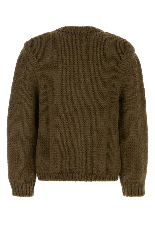 Olive green wool blend cardigan OUR LEGACY (M4253OO)