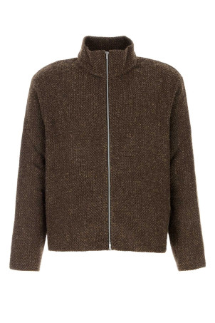 Melange brown polyester cardigan OUR LEGACY (M4256SBS)