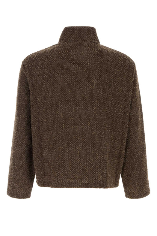 Melange brown polyester cardigan OUR LEGACY (M4256SBS)