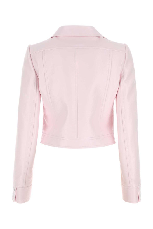 Light pink vinyl jacket COURREGES (PERCBL005VY0014)