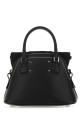 Black leather micro 5AC handbag MAISON MARGIELA (S56WG0081P4455)
