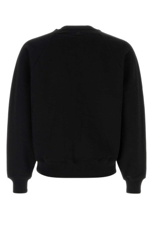 Black cotton sweatshirt AMI (USW771747)