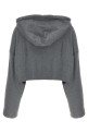 Укороченная толстовка с капюшоном Серая GIOVANNI BEDIN GBFW2565GRIGIOCHIARO