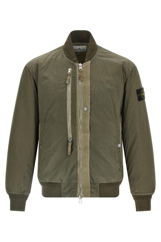 '4100038' bomber jacket Green