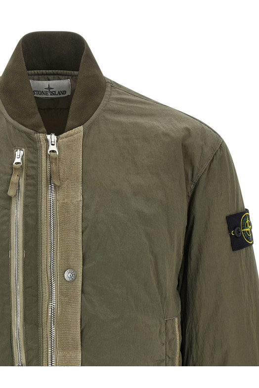 '4100038' bomber jacket Green