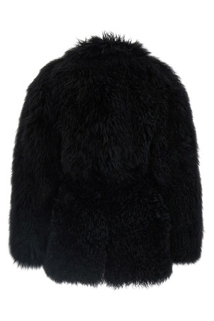 Long-haired fur Black