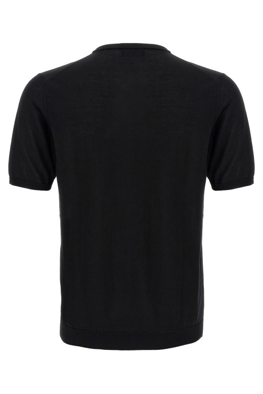 Knitted T-shirt Black