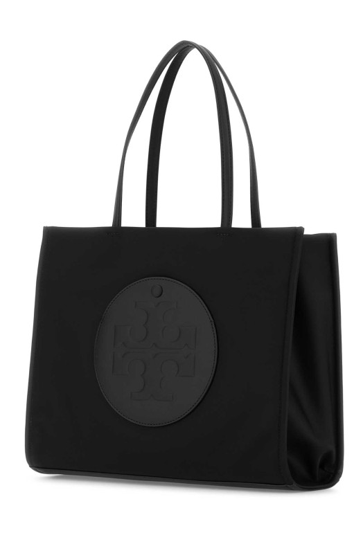 Черная тканевая небольшая сумка для покупок Ella TORY BURCH (164757)