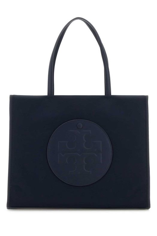 Маленькая сумка для покупок Ella из ткани цвета «полуночный синий» TORY BURCH (164757)