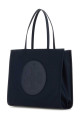 Маленькая сумка для покупок Ella из ткани цвета «полуночный синий» TORY BURCH (164757)