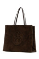 Brown suede Ella shopping bag Multicolor TORY BURCH (170980)
