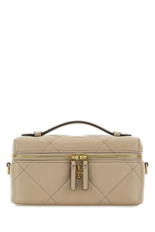 Powder pink leather Kira handbag Blue TORY BURCH (176449)