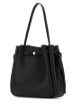Black leather large Romy bucket bag TORY BURCH (179986)