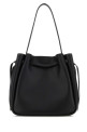 Black leather large Romy bucket bag TORY BURCH (179986)