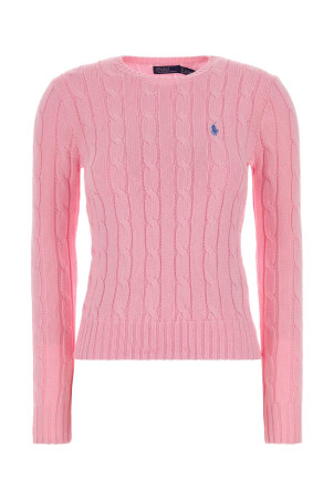 Pink cotton sweater Green POLO RALPH LAUREN (211971869)