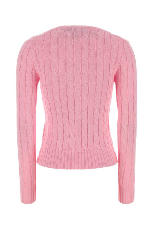 Pink cotton sweater Green POLO RALPH LAUREN (211971869)