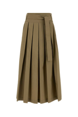 Khaki poplin Agiate skirt Black WEEKEND (2525106011600)