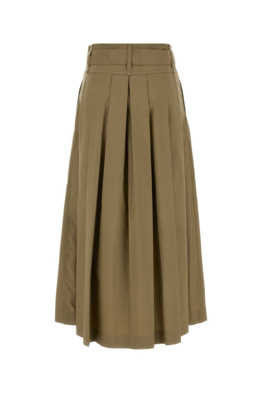 Khaki poplin Agiate skirt Black WEEKEND (2525106011600)