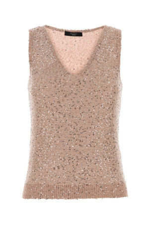Pink nylon blend Acaici vest WEEKEND (2525366141600)