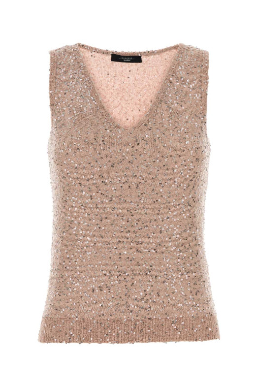 Pink nylon blend Acaici vest WEEKEND (2525366141600)