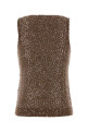 Brown nylon blend Acaici vest WEEKEND (2525366141600)