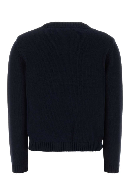 Midnight blue cotton blend Nespola sweater WEEKEND (2525366171600)