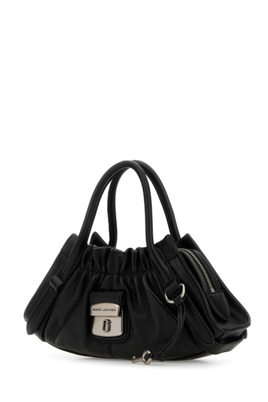 Black leather small Satchel handbag MARC JACOBS (2F5HCR014H01)