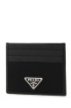 Black leather and satin card holder Black PRADA (2MC0252DMH)