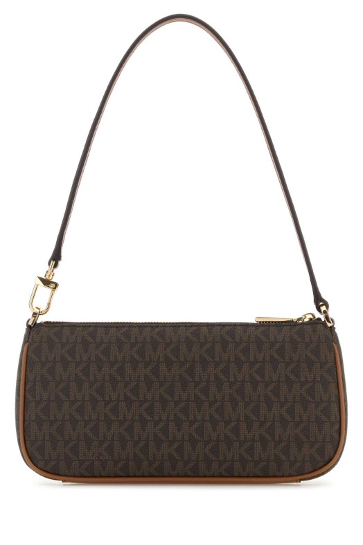 Printed canvas Zoe shoulder bag Brown MICHAEL BY MICHAEL KORS (32S5GZCU1B)
