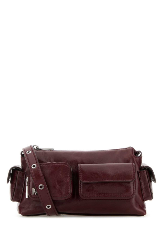 Сумка через плечо из кожи цвета бордо MICHAEL BY MICHAEL KORS (32S5SM3C5Y)