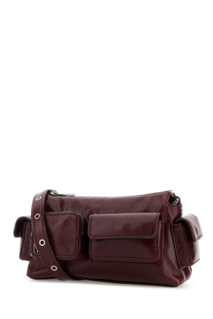 Сумка через плечо из кожи цвета бордо MICHAEL BY MICHAEL KORS (32S5SM3C5Y)