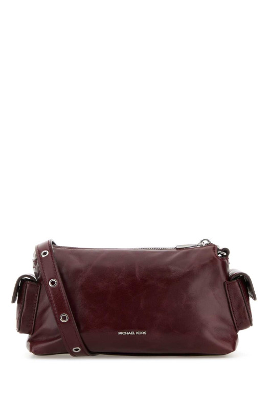 Сумка через плечо из кожи цвета бордо MICHAEL BY MICHAEL KORS (32S5SM3C5Y)