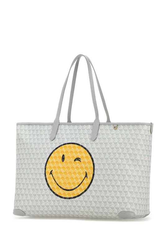 Printed canvas I am a Plastic Bag shopping bag ANYA HINDMARCH (5050925205245)